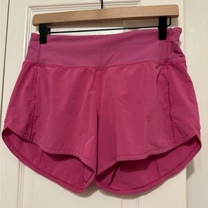 lululemon athletica Vibrant Pink Athletic Shorts
